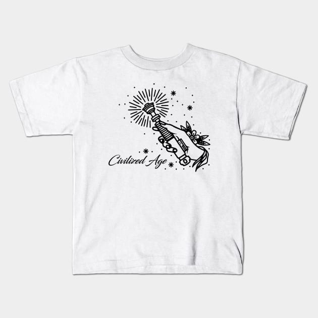 Civilized Age Kids T-Shirt by Marty'sDesigns